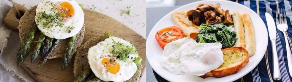 Nahastutako arrautzak belarrekin gizonaren potentzia handituko du